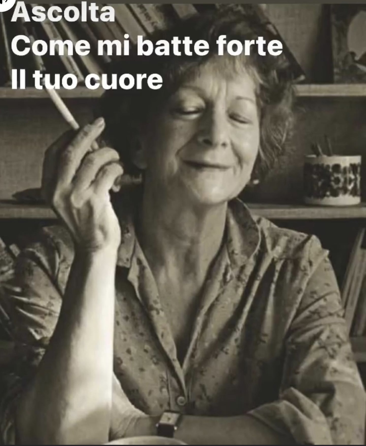 Ascolta come mi batte forte il cuore 